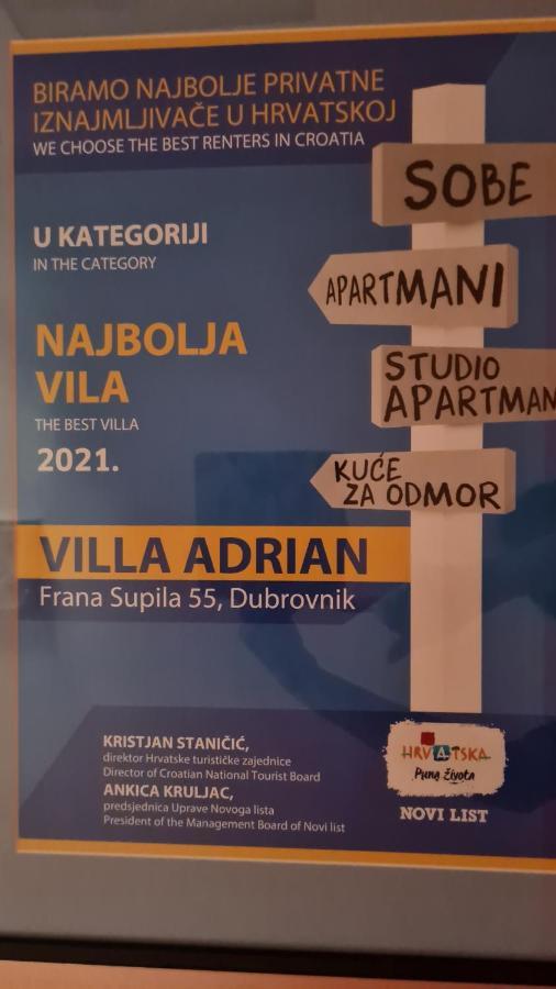 Villa Adrian Dubrovnik Exterior foto